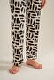 Women's Black Embroidered Long Sleeve Pajama Set Pc9300-S-V1 - 4