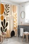 Bohemian Sun and Flowers Patterned Bathroom Curtain, Shower Curtain, Bathtub Curtain 175X200Cm - 5
