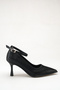 Women's Pointed Toe Zippered Thick Heeled Stylish Daily Boots - 2