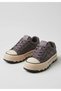26K366 Genuine Leather Suede Lace-Up Sneaker Sports Shoes for Women - 2