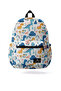 Cheerful Dinosaurs Patterned School Bag