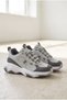 Women's Thick High Sole Sneaker Mesh Breathable Lace up Comfortable Walking and Sports Shoes Chunky Sole Casual Sneakers - 3