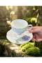 Felicity Porcelain 6-Person Coffee Cup Set - Purple