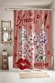 Cats with Lipstick Pattern Bathroom Curtain, Shower Curtain, Bathtub Curtain 175X200Cm