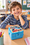 1.4 L Illustrated Kids' Lunch Box - with Spoon and Fork - 2-Tier - Lunch Box Food Storage Container for School and Daycare - 2
