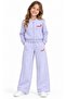 M7010067 Heart Logo Printed Girls' Sweatpants Lila - 3