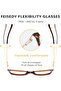 Blue Light Blocking Glasses Computer Glasses Women Men Cateye TR90 Frame B2772 - 3