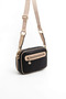 Black - Women's Crossbody Bag with S.Nut Logo Sp1162 - 3