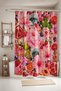 Flowers and Fruits Patterned Bathroom Curtain, Shower Curtain, Bathtub Curtain 175X200Cm