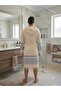 Men's Peshtemal Bathrobe, Moraca Peshtemal Bathrobe, Cotton Peshtemal Bathrobe - 2