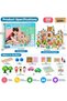128 PCS Wooden Building Blocks Construction Set for Kids, Architecture Castle & House Building Toy with Connectors, Creative Educational Learning Toy for Boys & Girls 3+ Years - 4