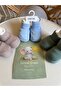 100% Cotton Soft Textured 3-Piece Baby Booties Set - 3