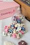 Box of 50 Colorful Rabbit Mini Hairpin Buckle Set for Girls - Clip-On Braided Hairpin Beads