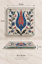 Ribbed Glass Drain Cover |   Tile with Tulip Pattern |   4-Piece Set |   15cm X 15cm - 3