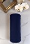 Women's Navy Blue Combed Cotton Shawl Lycra Flexible Non-Slip Practical Daily Shawl - 3
