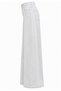 Premium Side-Stitched Palazzo Jean Trousers - White - 5