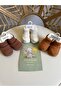 100% Cotton Soft Textured 3-Piece Baby Booties Set - 3