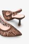 Helias Women's Stone Evening Dress Shoes - Brown - 5