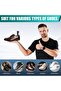 Set of 5 Adjustable Shoe Tree Stretcher for Men, Durable Boot Shaper Support, Plastic Shoe H - 2