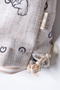 Baby Boy Cycling Pattern Hooded Muslin 3-Piece Set - Body, Cardigan, Pants - 3