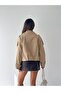 Short Pleated Detailed Epaulet Trench Jacket - 7
