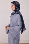Fresh Vual Shawl - 4128-03 Navy Blue - 2