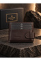 711 Genuine Leather Men's Magnetic Card Holder/Wallet with Hinged Money Compartment - 2