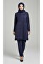Women's Middle-Aged and Older Women's Tunic with Stone Front, Six-Stripe Pants with Sewn Front Pockets, Elastic Waist, Two-Piece Set