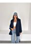 Eyelet Buttoned Belted Trench Jacket - 2