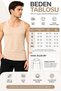 3 Pack Men's Skin Color Modal Undershirts Cotton Flexible Breathable Soft Daily Underwear S m L XL 2XL - 4
