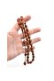 Handcrafted Systemed Cut Wood Rosary Beads from Andiz Tree - 3