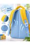 Kindergarten Backpack with Rabbit Figure and Water Bottle Pocket 33X26X9 cm Blue-505 - 3