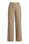 Palazzo Pocketed Cotton Trousers Camel