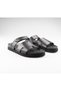 Pedro Men's Genuine Leather Black Slippers - 3