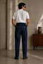 Lecce - Dark Blue - Luxury Italian - 100% Cotton Denim - Men's Jeans - 4