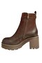 2351311K Genuine Nubuck Leather Thick High-Sole Women's Daily Boots - 8