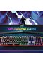 لوحة مفاتيح ميكانيكية للألعاب KB870L مع إضاءة RGB (أسود) - 5