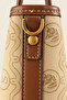 Authentic Logo Detailed Casual Medium Size Shopper Women's Shoulder Bag Khaki - 8