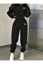 Unisex Cotton Bowknot Printed Oversize Crew Neck Top and Bottom Tracksuit Set