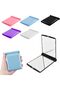 LED Lighted Travel Makeup Mirror,Compact Mirror with1x/2x Magnification, Dual Sided Vanity Mirror with Lights Portable Illuminated Folding Tabletop Mirror,Handheld Pocket Bag Mirror (Black) - 2