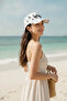 White Ny Pattern Sport Written Adjustable Unisex Baseball Cap - 2