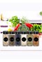 Spice Jars with Labels, 4 oz Glass Lids, Box set Stickers, Collapsible Funnel, Pens (24 PCS - 7