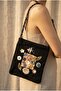 Handmade Bead Embroidered Crossbody Phone Bag on Fabric - 4