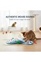 Interactive Cat Toy, Automatic Cat Toys for Indoor Cats, Moving Hidden Feather Wand, Motion Sensor Capture, m - 3