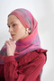 Organic Touch Viscose Blend Patterned Shawl - Powder - Gray - 2