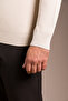 Men's Beige Basic Knitwear Sweater - 2