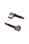 Konfulon S73 Micro USB Cable 1m 2.1A - Red Bezoss - 3