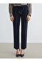 Nevavm Women's Carrot Cut Pants with Elastic Waist and Difference in Color - 2
