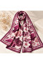 Women's Hand and Shoulder Bag & Floral Patterned Modal Shawl Combination Set – 2 Pieces - 3