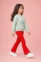Ribbed Leggings Set for Girls - 4
